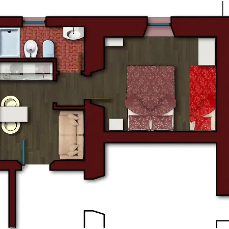One Bedroom With Shared Pool And Wifi At 公寓 *